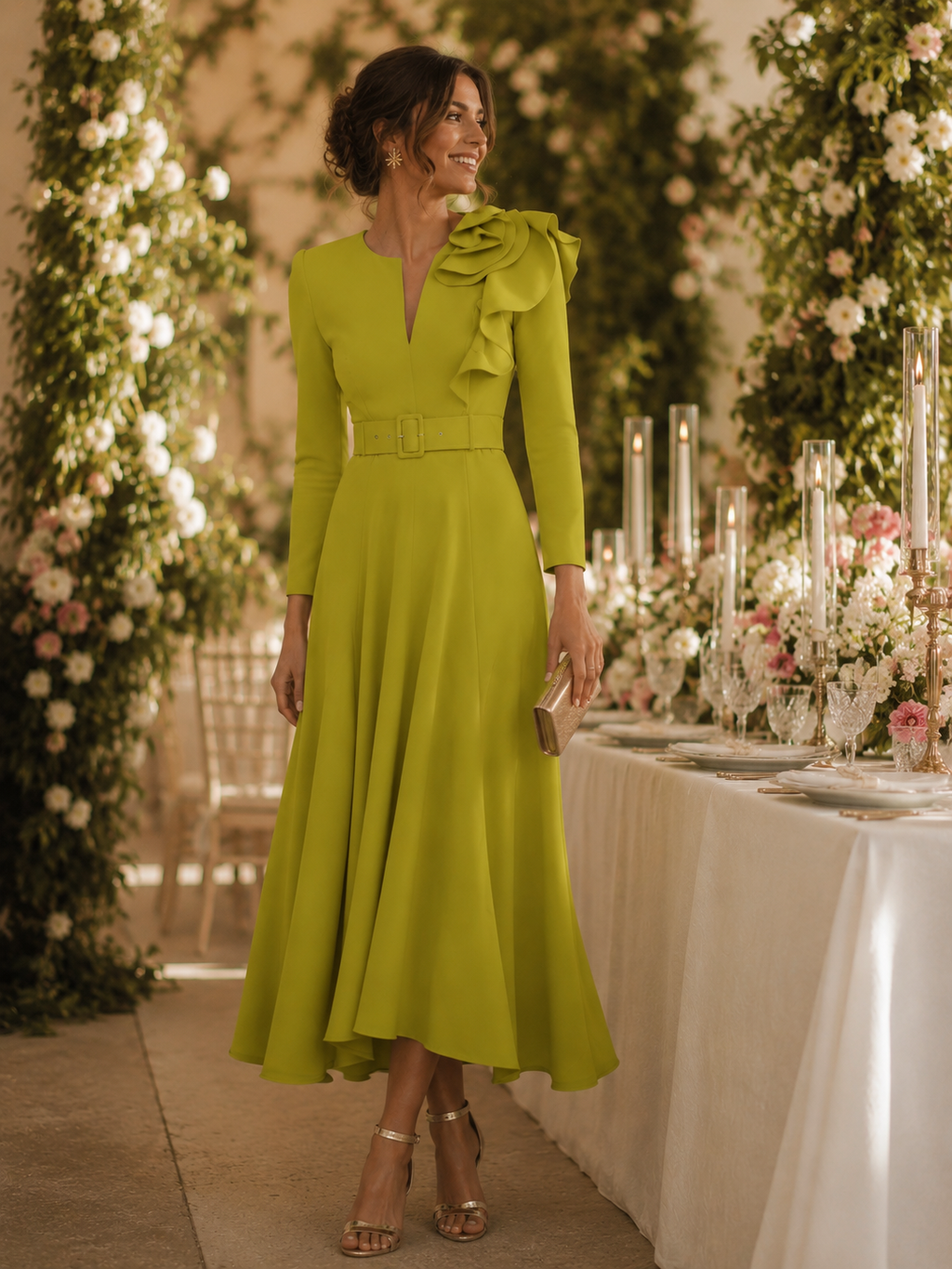 Vestido midi 